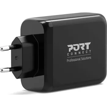 PORT síťová nabíječka pro USB-C a USB-A, 120 W, černá
