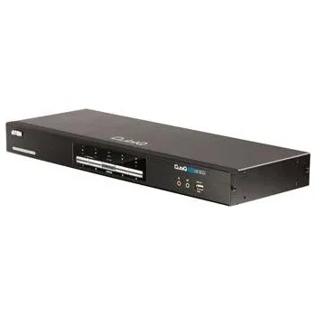 KVM přepínač ATEN 4-port DVI KVMP DVI USB, 2port USB HUB, audio, 1.2m kabely