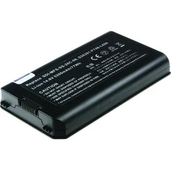 Počítač 2-Power baterie pro FUJITSU SIEMENS ESPRIMO MOBILE D9510/X9510/X9515/X9525, Li-ion, 14.8V, 5200mAh