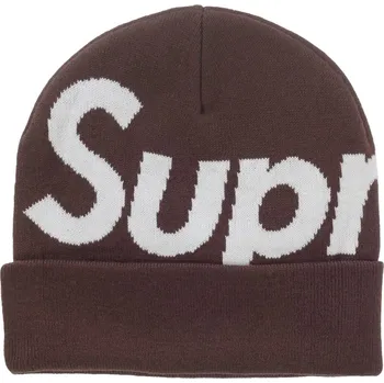 Pánská obuv Supreme Big Logo Beanie (FW25) Brown UNI