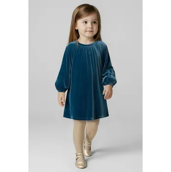 Dívčí šaty Dívčí šaty Mayoral 4923.6L.Mini.9BYA modrá 55X, vel. 128