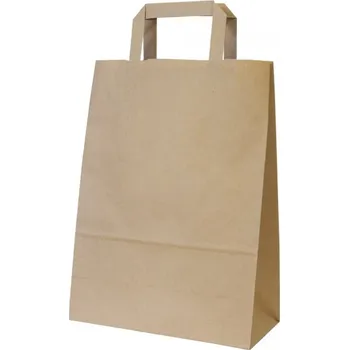Dárková taška TA PAP Taška papírová KRAFT hnědá 180x80x220mm 250ks