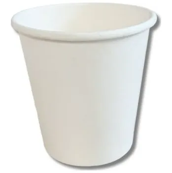 Jednorázové nádobí VIBAL Papírový kelímek bílý 120ml 50ks x 20bal