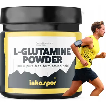 Aminokyselina Glutaminový prášek L-Glutamine Powder Inkospor 350 g bez příchuti