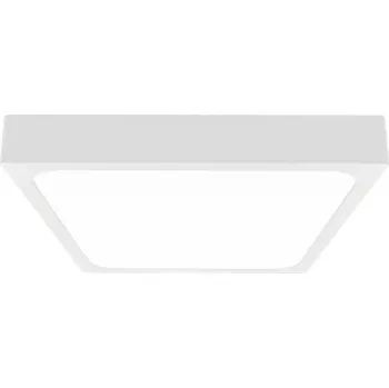 V-TAC LED Stropní Svítidlo Stropní Svítidlo přisazené, Čtverec IP44, senzor, 24W, bílé