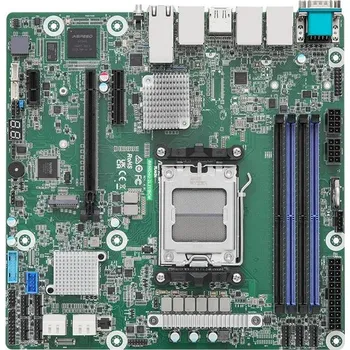 Základní deska ASRock Rack B650D4U AM5, 4xDDR5 ECC, 4x SATA, 1x M.2(2280), 3x PCIe, 2x10Gb+2x 1Gb, IPMI