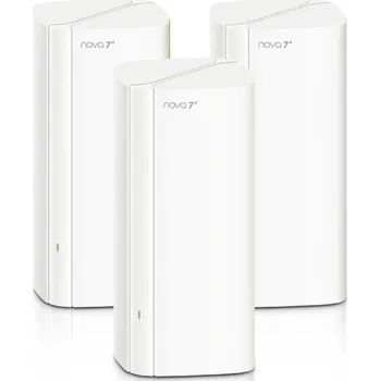 Tenda Nova EE3 Pro (3-pack) WiFi7 BE3600 Mesh Gigabit system, 9x GLAN/GWAN, WPA3, VPN, CZ app
