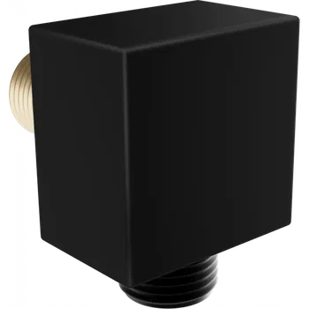 Tyč na sprchový závěs Mexen příslušenství - úhlový konektor, černá, 79345-70