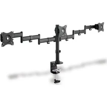 Držák monitoru Digitus Držák na stůl pro trí monittory, 15-27 ", černý max. Zatížení 3x8 kg, VESA max. 100x100
