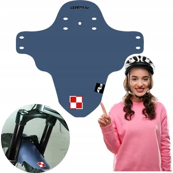 Blatník na kolo BLATNÍK NA KOLO 24-29" MTB PŘEDNÍ ENDURO ŠEDÝ MILITARY D-03