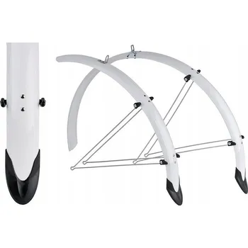 Blatník na kolo Sada blatníků Orion BLATNÍKY 28 / 53 + ZÁSTĚRKA BÍLÁ ORION bílá