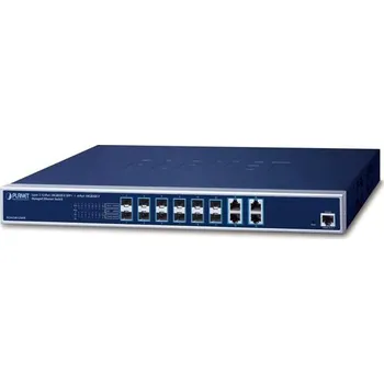 Počítač Planet XGS-6320-12X4TR L3 switch, 12x 10G SFP+, 4x 10G RJ-45, L3 RIP/OSPF, ERPS ring, QoS, 2x power-in