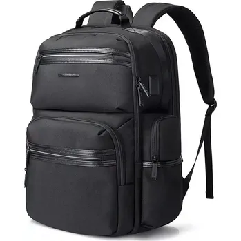 BANGE cestovní školní batoh s USB VELIN Černý 30L