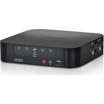 KVM přepínač ATEN 4-Port USB 3.0 4K DisplayPort Dual Display KVMP Switch