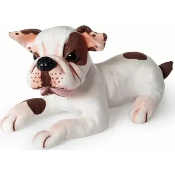 plyšák Plyšový pes Buldog ležící 38cm ( Roztomilý a hebký buldoček)