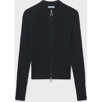 Dívčí svetr Dětský kardigan Mayoral 7323.8E.Junior.9BYA černá 99X, vel. 152