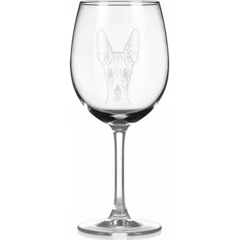 Sklenice Sklenice na víno s gravírovaným motivem – Toy Foxteriér