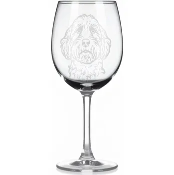 Sklenice Sklenice na víno s gravírovaným motivem – Cavapoo