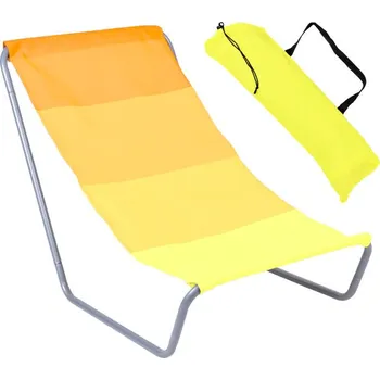 Zahradní lehátko Plážové lehátko OLEK žluté
