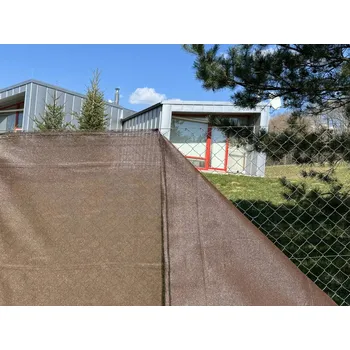 Stínicí plachta Sítě stínící na plot PloteS 150 stínivost 90%, hnědá, 1,8x50m