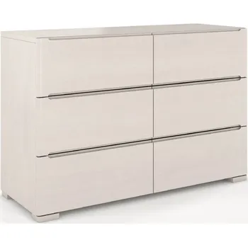 Komoda Komoda z masivu borovice Sparta 6S Odstín moření: Bílá