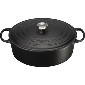Pánev Le Creuset, Pekáč Signature oválný 33 cm černý - Formadore
