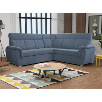 Sedací souprava Rohová rozkládací sedací souprava Boston - modrá Varianta: Pravá