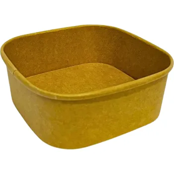 Jednorázové nádobí VIBAL Vanička papírová čtvercová 500ml 132x132x50mm