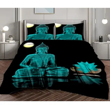 Povlečení DECOR 2-dílné ložní povlečení - Budha s leknínem