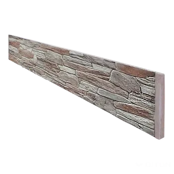 DITON Plotový systém QUICK WALL STONE šedý mix AKCE plotová výplň oboustranná šedý mix