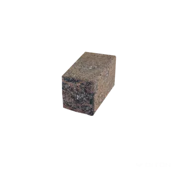 plotová tvarovka DITON Tvárnice svahová MURANO cihlovo-černá 14 / 25 - koncový 1/4 kámen cihlovo-černá