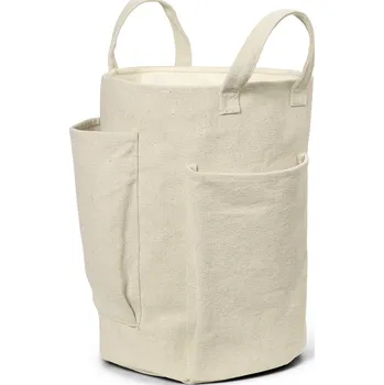 Úložný box Ferm Living, Úložný koš Pocket lomená bílá - Formadore