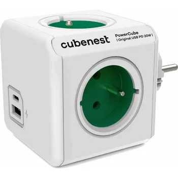 Elektrická zásuvka Cubenest PowerCube Original USB A+C PD 20 W