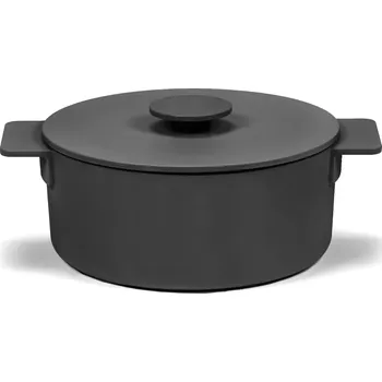 Pánev Serax, Hrnec s poklicí Surface, 2 l, černý, 2 díl. - Formadore