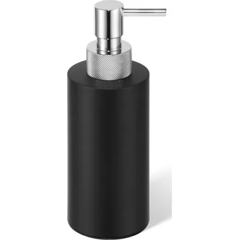 Dávkovač mýdla Decor Walther, Dávkovač mýdla Club hladký černý mat-chrom - Formadore