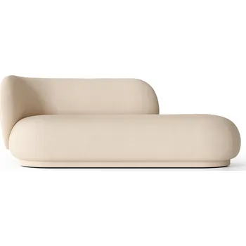 Pohovka Ferm Living, Lenoška levostranná Rico Brushed krémová - Formadore
