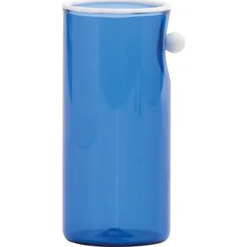 Sklenice Zafferano, Skleněný pohár Oyster vysoký 300 ml sytě modrý - Formadore