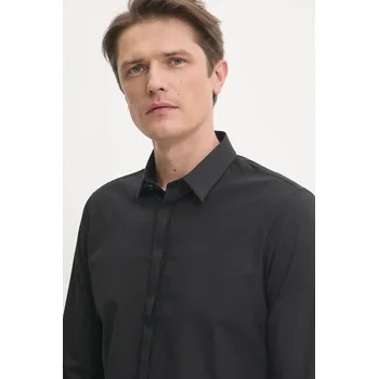 Pánská košile Košile Calvin Klein K10K109891 černá 99X, vel. 40