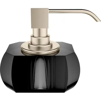 Dávkovač mýdla Decor Walther, Dávkovač mýdla Kristall s niklovou pumpičkou antracit - Formadore