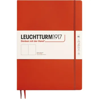 Diář Leuchtturm 1917, Notes hladký v tvrdých deskách Leuchtturm 1917 A4+, 123 stran, tmavě oranžový, 100 g/m² - Formadore
