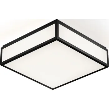 Nástěnné svítidlo Decor Walther, Stropní nebo nástěnné svítidlo Bauhaus 30 x 30 cm černé matné - Formadore