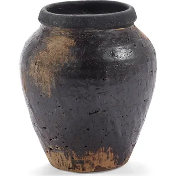 Váza Serax, Váza dekorativní Black Ancient, 16,5 cm, černá - Formadore