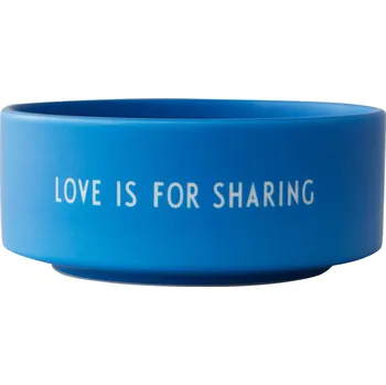 Design Letters, Miska na občerstvení Snack Love Is For Sharing kobaltová - Formadore