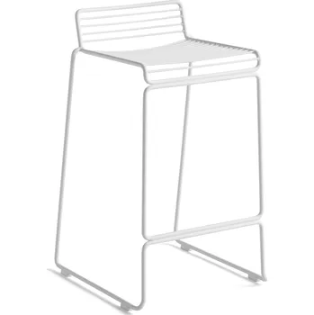 Barová židle Hay, Barová židlička Hee 65 cm bílá - Formadore