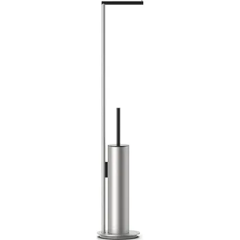 WC štětka Decor Walther, Stojan na toaletní papír s WC štětkou Mikado ocel matná-černá - Formadore