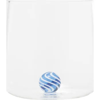 Sklenice Zafferano, Skleněný pohár Bilia Candy 440 ml sytě modrý - Formadore