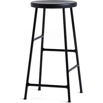 Barová židle Hay, Barová židlička Cornet na černých nožkách 65 cm černá - Formadore