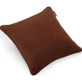 Polštář Fatboy, Polštář Royal Velvet Square z recyklovaného materiálu tmavě hnědý - Formadore