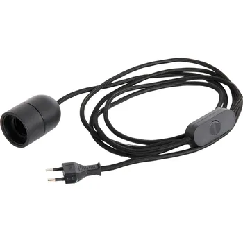 Lampička Hay, Kabel pro stolní lampu Common 240 cm černý - Formadore