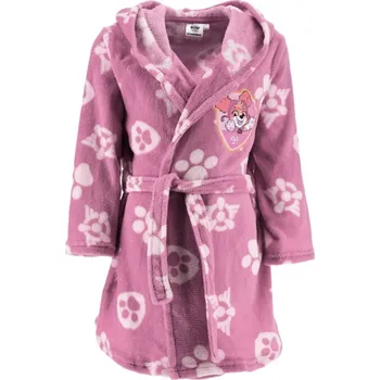 Dívčí župan SunCity • Dívčí fleece župan s kapucí Tlapková patrola - Skye EU 98
